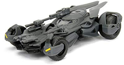 Jada - Batmobile Voiture métal La Ligue de la Justice 1:32 collectionneur Gris (253212005)