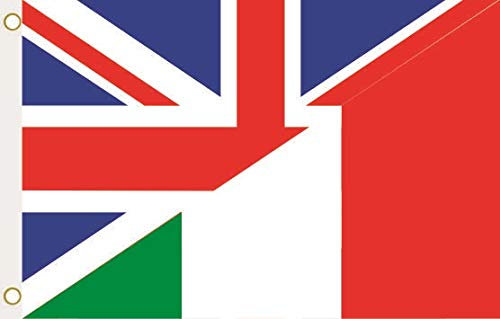 U24 Flagge Fahne Grossbritannien-Italien 90 x 150 cm
