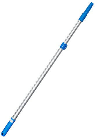 Das Blaue Wunder Swivel Loc Teleskopstiel | Verlängerung für Fensterset | bis 1,30 m ausziehbar | für hohe Fenster