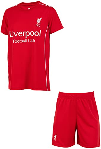 LFC Kids' Shirt and Shorts - Official Liverpool FC Collection - 10 Years