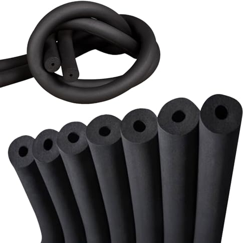 Rohrisolierung, isolierende Schaumstoffrohre, Wasserrohrisolierung für Kupferrohre, Winterbewässerung, Sprinkler (Größe: 110 mm × 20 mm × 1,8 m)