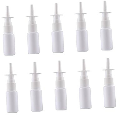 HAPINARY 20piezas Botella Spray Atomizador Nasal Unidades Recargable Portable Ecológica