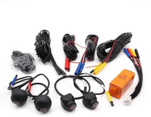 SIMICASE arrière caméra Caméra Voiture 360 ​​degrés 1080P Vue Panoramique 3D Kits De Caméra De Recul Droite + Gauche + Avant + Arrière Vision Nocturne Étanchéité