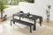 Riess Ambiente moderner Gartentisch DESIGNO 205cm anthrazit schwarz Aluminium wetterfest Terrassentisch Balkontisch Esstisch Outdoor-Tisch Kunststofftisch