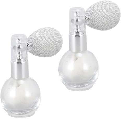 Beatifufu 2 Pz. Illuminante Spray per Il Trucco Corpo Spray per Viso Collo Festa di Nozze 1 Pz. Perla