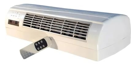 Zarivy Climatizador Split Cerámico, Mando a Distancia, Eficiencia Energética, Ideal para Refrigeración y Calefacción en Espacios Reducidos.