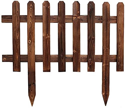Holz Kiefer Gartenzaun Barriere Outdoor Landschaft Rand 168 weiß 60 x 35 x 20 cm