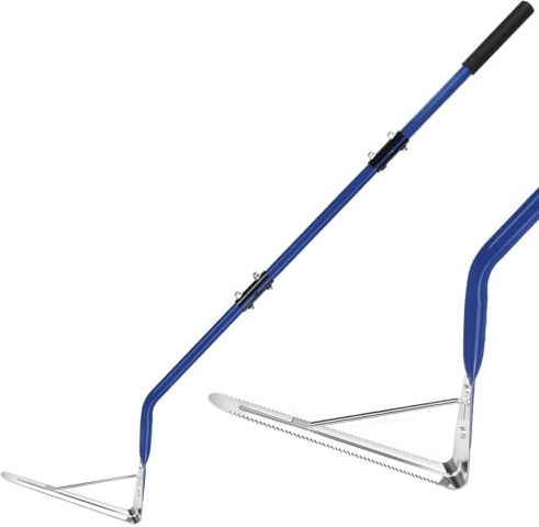 YOWPSY Blade Grass Cutter & Weed Sling Blade for Tall Grass and Overgrown Weeds, Stainless Steel Reinforcement Bar.