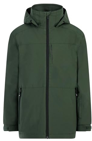 Protest PRTFlynto JR - Chaqueta de esquí y snowboard para niño, Verde Kale, 164