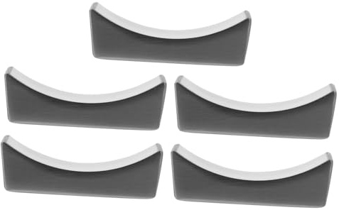 TOYZFRIENDY Soporte Decorativo Negro Inoxidable de 5 Palillos para Acero Simple Piezas Diseño y Efecto Práctico para Organizar Utensilios Cocina