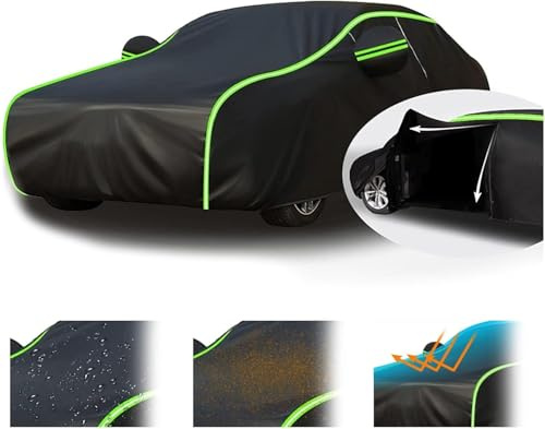Car Covers for Outside Storage for Jeep Wrangler TJ,Car Cover Waterproof High Stretch Dustproof Scratch proof UV resistant All Weather Protection zvd56