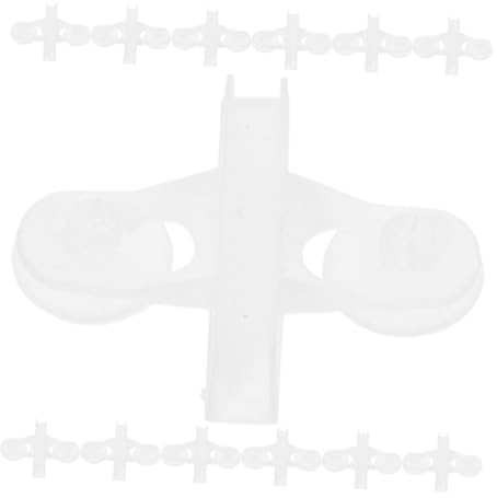 DECHOUS 25pcs White Fish Tank Isolation Clips Glass Suction Cups Aquarium Divider Holder for Breeding and Partitioning, Aquarium Fish Tank Supplies, Indoor Suction Cup Fixing Tool