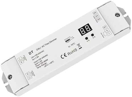 DT/DT-B (DT4) Dimmer AC Triac DALI 220V 110V 1 canale 150-360W(DT Only)