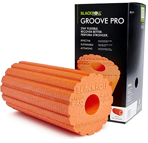 Blackroll Groove Pro Rolle für Selbstmassage, Unisex, für Erwachsene, unisex - erwachsene, BRGRPORC, Arancione