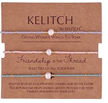 KELITCH Mehrfachpackung Stück Handgemachtes Freundschaftsarmband Perlenarmband Fashion Kettenarmband für Frauen