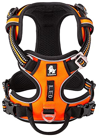 WINHYEPET Truelove No Pull Hundegeschirr, reflektierendes Hundegeschirr für Hunde, verstellbare weich gepolsterte Haustierweste mit einfachem Bediengriff TLH56512
