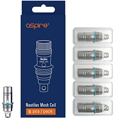 Pack de 5 résistances Mesh 0.3ohm Nautilus Aspire