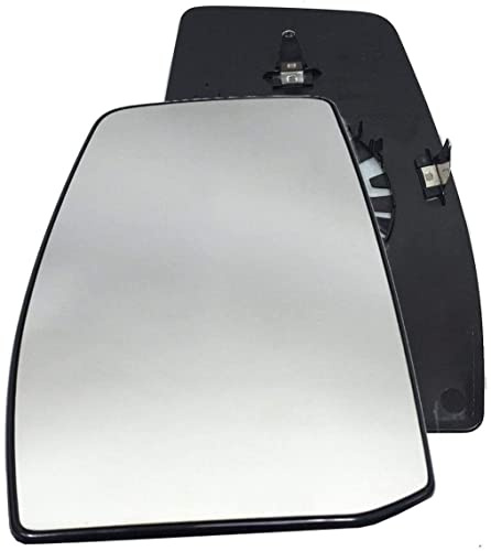 LT2CP Wing Mirror Glass for Ford Transit Custom 2012 2013 2014 2015 2016 2017 2018 2019 2020 2021 2022 2023 models With Backing Plate and HEATED LEFT HAND SIDE