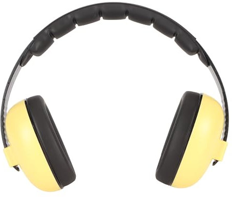 Kids Ear Protection Earmuffs, 31 DB Noise Cancelling Headphones Kids Ear Defender Adjustable Headband for Kids (Yellow)