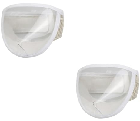 BESPORTBLE 2stücke Haushaltskatzenkopfbedeckung Transparente Katzenmaulabdeckung Für Kitten Tragbar Für Pflege Baden Und Fütterung Für Einen Sicheren Und Stressfreien Umgang