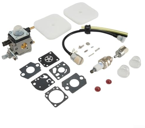 Carburetor Carb Kit, Compatible For 2-stroke Mantis 7222 7225 7230 7234 Tiller C1U-K54A 12520013123, Easy Installation