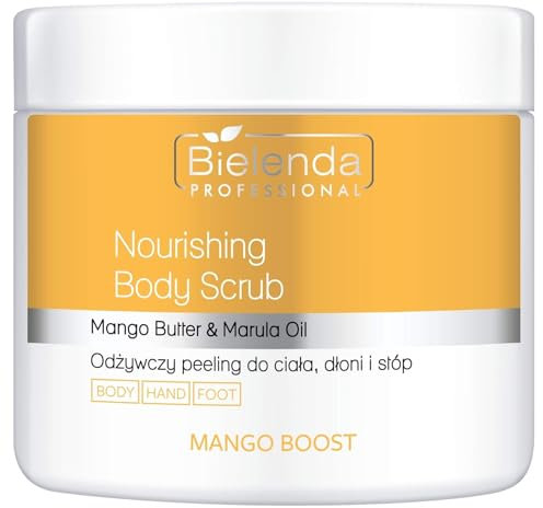 Bielenda Professional Mango Boost Gommage nourrissant pour les mains et les pieds Hydratant lissant Régénérant 550 g