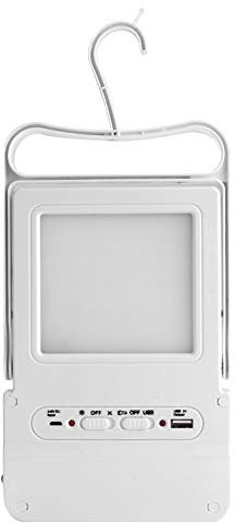 Topyond Solarbetriebene wiederaufladbare LED-Licht-Zeltlaterne, Camping-Hoflampe, solarbetriebene Zeltlaterne, tragbares LED-Licht für Outdoor-Aktivitäten, Solar-Campinglampe