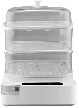 YIGECHENXIN Vapor Vegetal De 800 W, Vapor De Vapor Multifuncional Y Cocción Integrada De Vapor Eléctrico Totalmente Automático 24 H Cita Inteligente Adecuada para Pasteles Y Bollos De Huevo