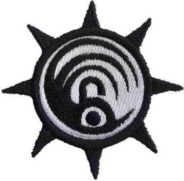 VALKYNEA 100 % broderad anime fankonst/Gachiakuta logotyp/patch emblazony (krok och ögla/kardborreband)
