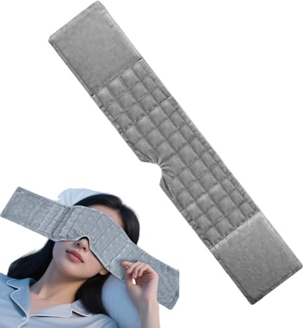 Máscara de sueño para los ojos, suave e hipoalergénica, máscara de viaje para el sueño, para aviones trenes mujeres hombres adolescentes mayores