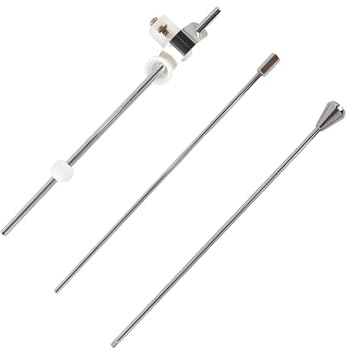 3 Stück Pop-Up-Waschbecken-Abflussarmstange, Waschbeckenstöpsel, Verbindungshebel, Hebestange mit Schwenkkugel, kompatibel für Waschbeckenablauf mit Überlauf, Waschbecken-Druckstopfen, Gelenkhebel