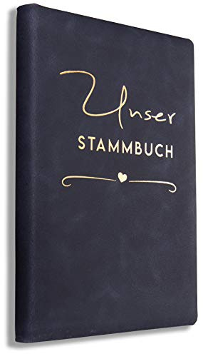 Stammbuch Leder Blau Egi Familienstammbuch Hochzeit Standesamt