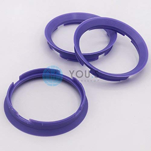 3 x ZENTRIERRINGE DISTANZRING für ALUFELGEN Z29D 76,9-70,1 mm Brock, Keskin, Tuning, Motec, Oxigin, RC, Tomason, Wheelworld, Advanti