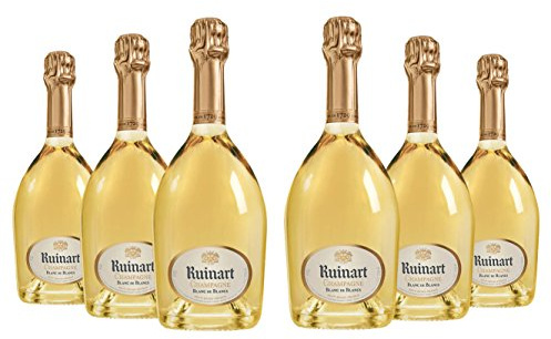 Ruinart Lot 6 bouteilles Champagne - Blanc de Blancs - Livraison offerte - 6x75cl