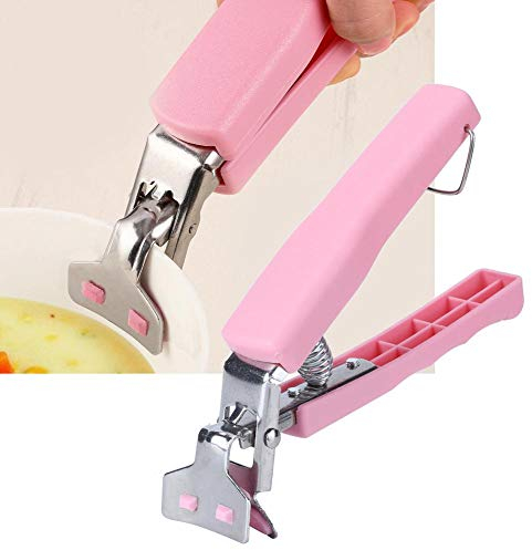 2 pcs Multifonction En Acier Inoxydable Plat Pince Bol Bol Clip Anti Hot Tong Pot Pan Grippers Cuisine Outil Ustensiles Gadgets(#1)