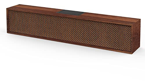 Smalody Bluetooth-Lautsprecher, PC-Lautsprecher Klassische kabellose Holzlautsprecher Stereo-Bass-Soundbox für Computer-Gaming-Laptop-Smartphone
