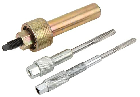 Set di Alesatori per Estrattore per Candele a Incandescenza, Attrezzo per Estrazione di Tappi per la Rimozione degli Elettrodi 9 Mm / 0,35 Pollici per Veicoli Strumento per la Rimozione delle Cande