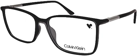 CALVIN KLEIN CK22508 002 Matte Black Eyewear Man Iniettato, Rectangle, 55