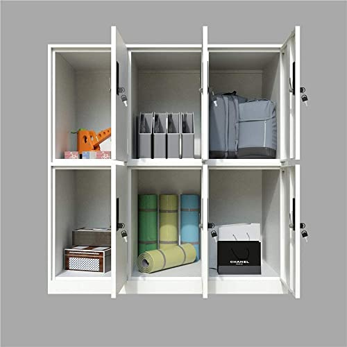 MECOLOR petite armoire de4,6et9 portes pour les employés ou le personnel de bureau en métal pour la maison,les supermarchés,les gymnases, les centres commerciaux pour les documents,les tissus les sacs