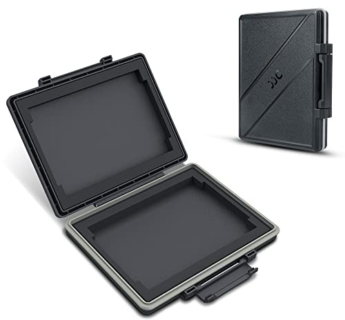 JJC SSD Speicherkarten Etui Tasche Aufbewahrung für 2,5 Zoll interne Solid State Drive, Wasserdicht Speicherkartenetui Tasche Etui Schutzbox Tragetasche - Memory Card Case