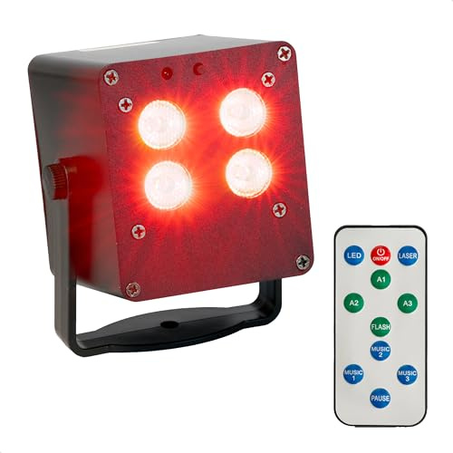 Ibiza - TINYLED-RGB-WASH - LED-Lichteffekt-Kasten - WASH-Effekt - 4 x 3W RGB - Batteriebetrieben - Lichteffekt - Festliche Atmosphäre
