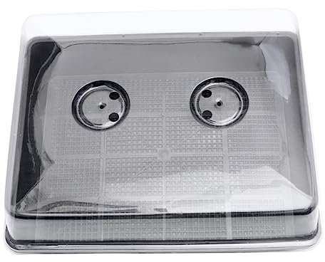 Milisten Kasten Wachsende Schalen Plug-Fach Pflanzen Drinnen Sprossenplatte Zimmerpflanzen Groß Keimungs-Kits Pflanzschalen Plug-pflanzenschalen Garten Keimschalen Hochwasserschale Tablett