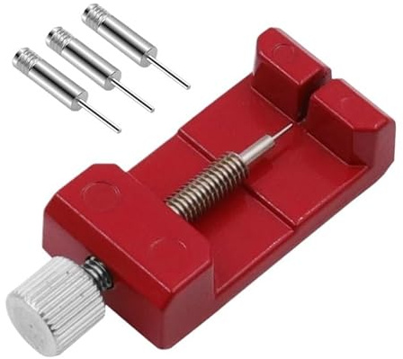 wangfq Uhrmacherwerkzeug Set Uhrenarmband-Reparatur-Demontagegerät-Kits, Demontage, Uhrenarmband-Öffner, Einstellwerkzeug mit Uhren-Größenbestimmungswerkzeug Uhrenwerkzeug