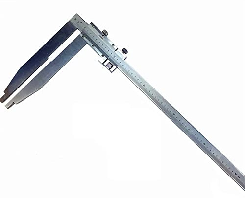 SHOUKAII 0–500 mm x 250 mm langer Metall-Messschieber, robust, mit Messwerkzeug, Lineal