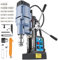 ZELCAN 1550W Trapano Magnetico con 11 Punte 13900N 650 rpm Trapano a Colonna Magnetico a Diametro di 50mm Trapano Magnetico con Controllo Reversibile e Continuo per Superfici Metalliche