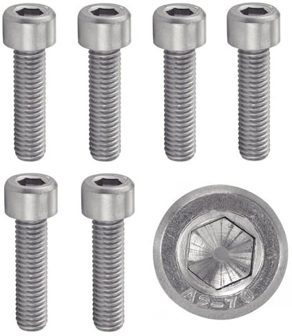 ProRaje - Viti in acciaio inox M10 x 20 mm, testa cilindrica BTR Ø 10 x 20 mm, viti M10 x 20 mm, con 6 esagonale incassato (chiave allen), acciaio inossidabile A2-70 (V2A/304), ISO 4762/DIN 912: set