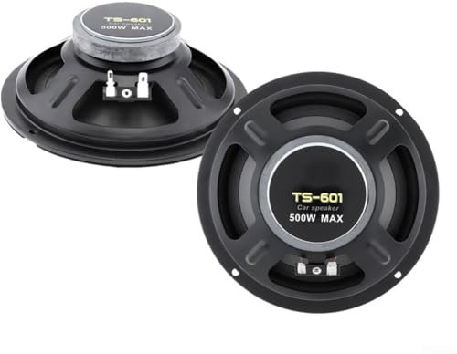 2 Pack 6,5 Zoll Woofer Sound Lautsprecher 2-Wege Auto Audio Lautsprecher & Subwoofer E-Commerce Koaxial-Lautsprecher TS-601 Schwarz