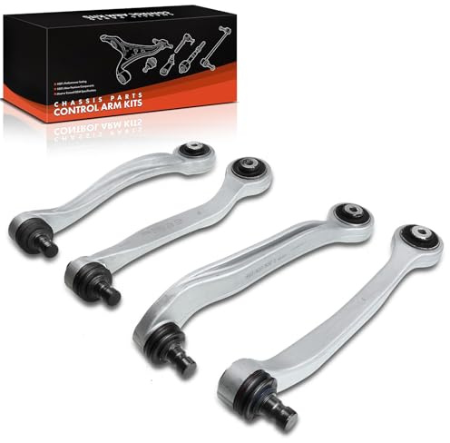 Frankberg 4x Querlenker Satz Vorderachse Links Rechts 4E0407509K | Kompatibel mit A6 Allroad 4FH, A8 4E2 4E8, P.h.a.e.t.o.n 3D1 3D2 3D3 3D4 3D6 3D7 3D8 3D9, A6 4F2, A6 Avant 4F5