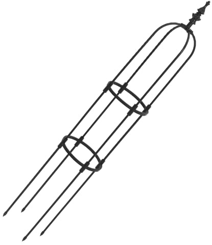 Milisten Treillis pour Plantes Grimpantes Support De Jardin Métal Cadre Escalade pour Rosiers Et Plantes Pot