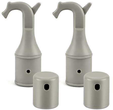HO-SFSM 2 pcs Crochets pour fenêtres de toit, Crochets pour fenêtres de toit avec base antidérapante, Pièces détachées pour barre d'ouverture (25 MM)
